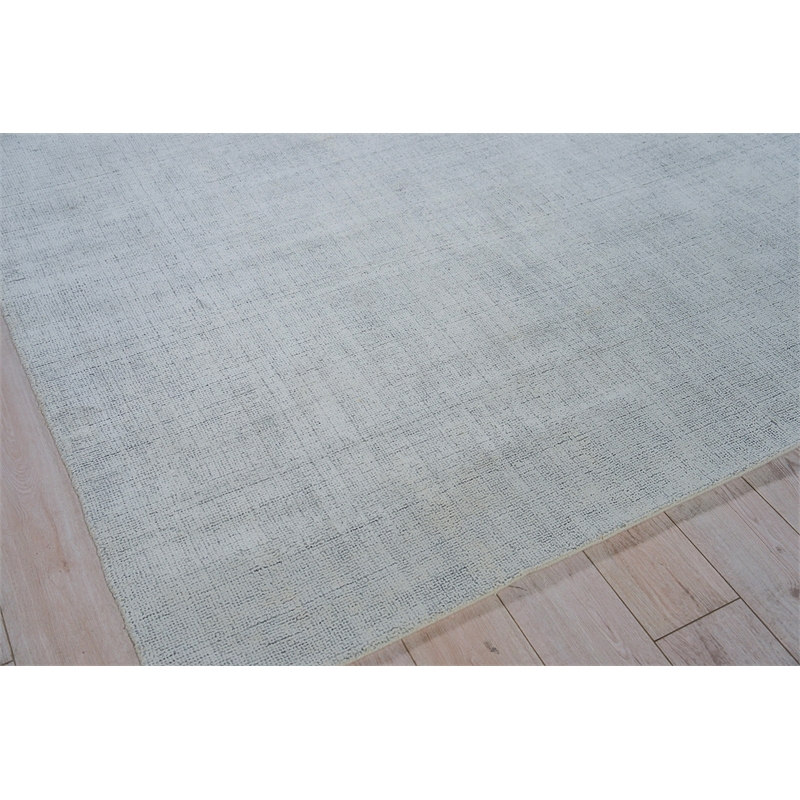 Poliforma Handloomed Polyester Charcoal 14'x18' Area Rug