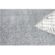 Poliforma Handloomed Polyester Charcoal 6'x9' Area Rug
