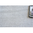 Plush Hand-Knotted Bamboo Silk/Mohair Chrome 9'x12' Area Rug