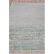 Plush Hand-Knotted Bamboo Silk/Mohair Gray 12'x15' Area Rug