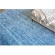 Plush Hand-Knotted Bamboo Silk/Wool Light Blue 10'x14' Area Rug