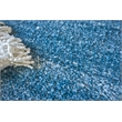 Plush Hand-Knotted Bamboo Silk/Wool Light Blue 10'x14' Area Rug