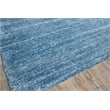 Plush Hand-Knotted Bamboo Silk/Wool Light Blue 2'x3' Area Rug