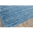 Plush Hand-Knotted Bamboo Silk/Wool Light Blue 8'x10' Area Rug