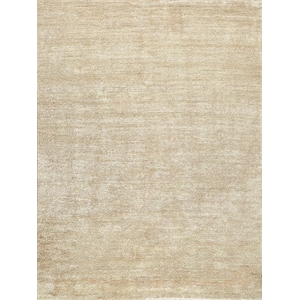 Plush Hand-Knotted Bamboo Silk/Mohair Gold 8'x10' Area Rug