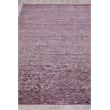 Plush Hand-Knotted Bamboo Silk/Mohair Deep Mauve 9'x12' Area Rug
