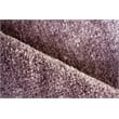 Plush Hand-Knotted Bamboo Silk/Mohair Deep Mauve 9'x12' Area Rug