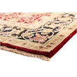 Polonaise Hand-Knotted New Zealand Wool Burgundy 9'x12' Area Rug