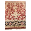 Polonaise Hand-Knotted New Zealand Wool Burgundy 9'x12' Area Rug