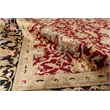 Polonaise Hand-Knotted New Zealand Wool Burgundy 9'x12' Area Rug