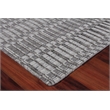 Provident Handloomed Wool/Bamboo Silk Dark Gray 8'x10' Area Rug