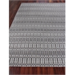 Provident Handloomed Wool/Bamboo Silk Dark Gray 8'x10' Area Rug