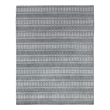 Provident Handloomed Wool/Bamboo Silk Dark Gray 8'x10' Area Rug