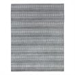Provident Handloomed Wool/Bamboo Silk Dark Gray 9'x12' Area Rug