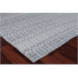 Provident Handloomed Wool/Bamboo Silk Silver 6'x9' Area Rug