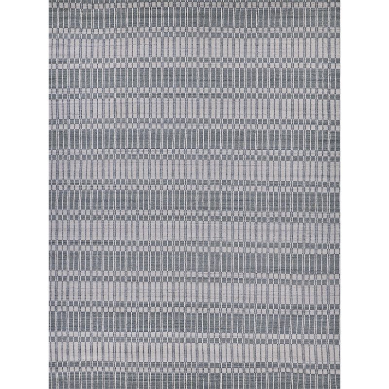 Provident Handloomed Wool/Bamboo Silk Silver 6'x9' Area Rug