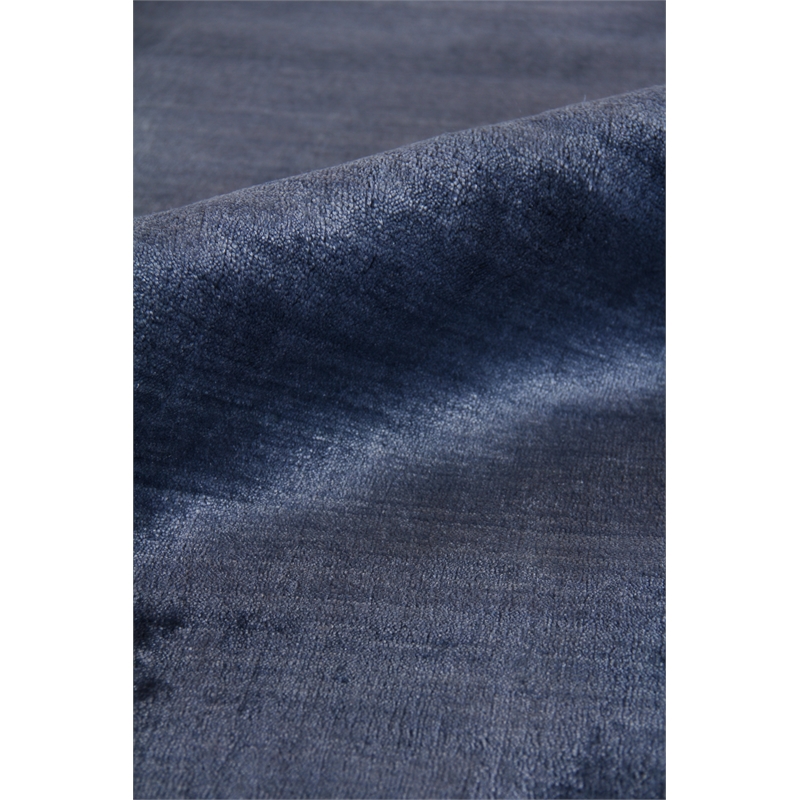Purity Handloomed Bamboo Silk Royal Blue 6'x9' Area Rug