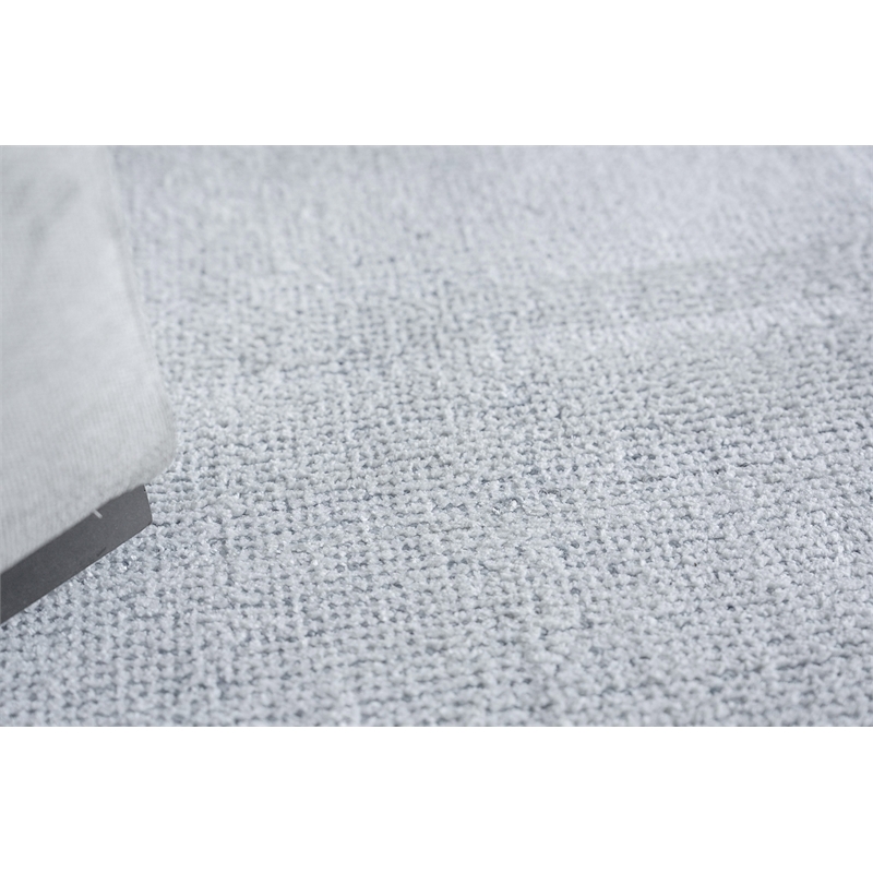 Poliforma Handloomed Polyester Light Blue 9'x12' Area Rug