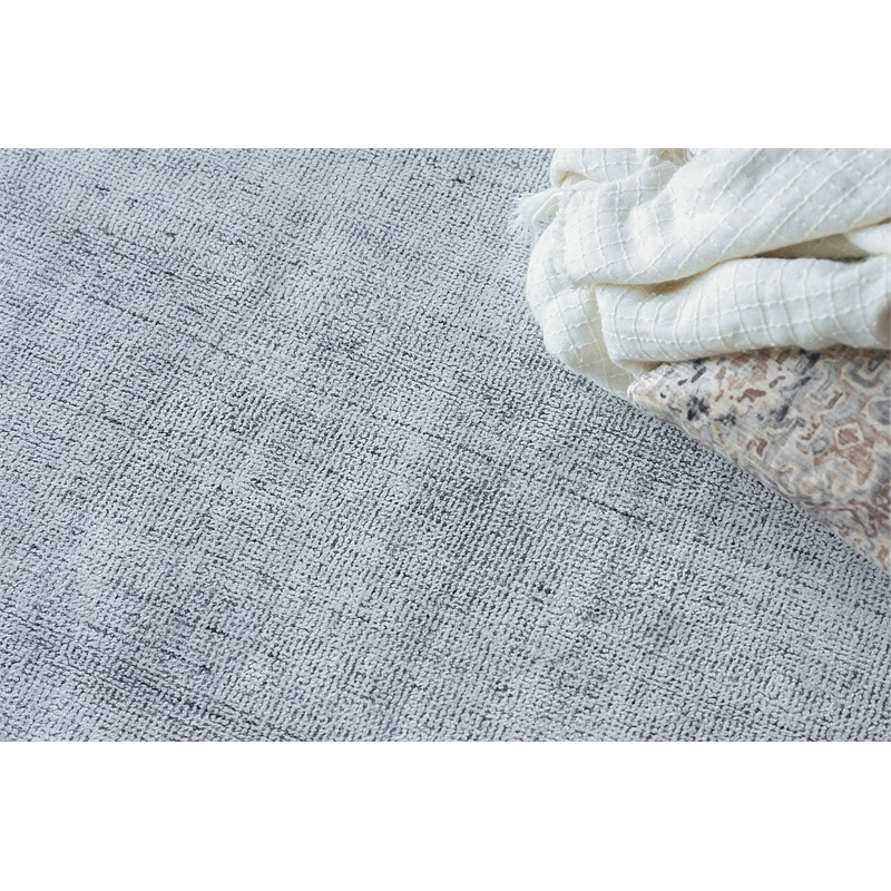 Poliforma Handloomed Polyester Navy 12'x15' Area Rug