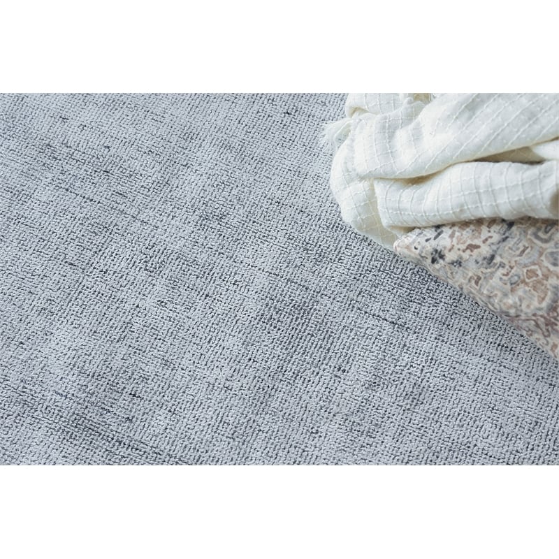 Poliforma Handloomed Polyester Navy 15'x24' Area Rug