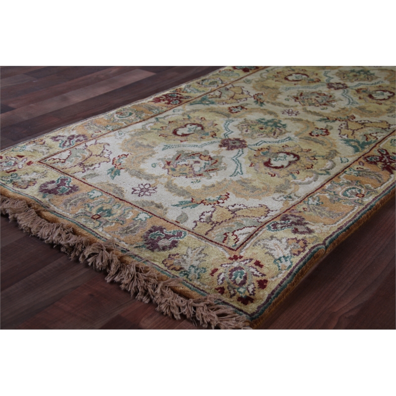 Polonaise Hand-Knotted New Zealand Wool Beige 14'x18'6