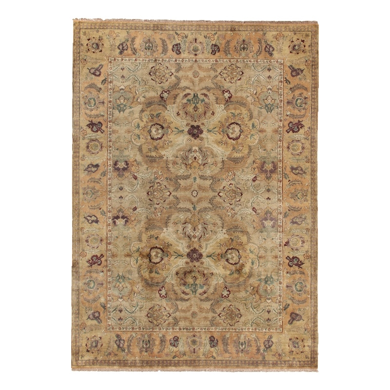 Polonaise Hand-Knotted New Zealand Wool Beige 14'x18'6