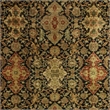 Polonaise Hand-Knotted New Zealand Wool Black 8'x8' Round Area Rug