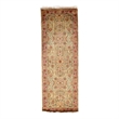 Polonaise Hand-Knotted New Zealand Wool Cream/Peach 3'x10' Area Rug