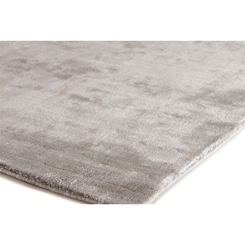 Purity Handloomed Bamboo Silk Silver 12'x15' Area Rug