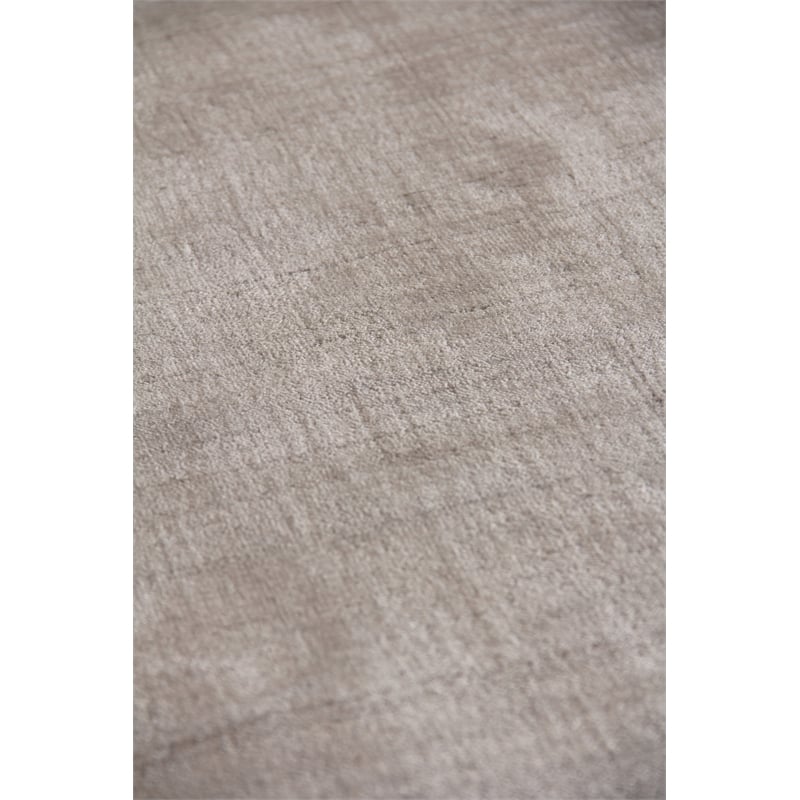Purity Handloomed Bamboo Silk Silver 12'x15' Area Rug