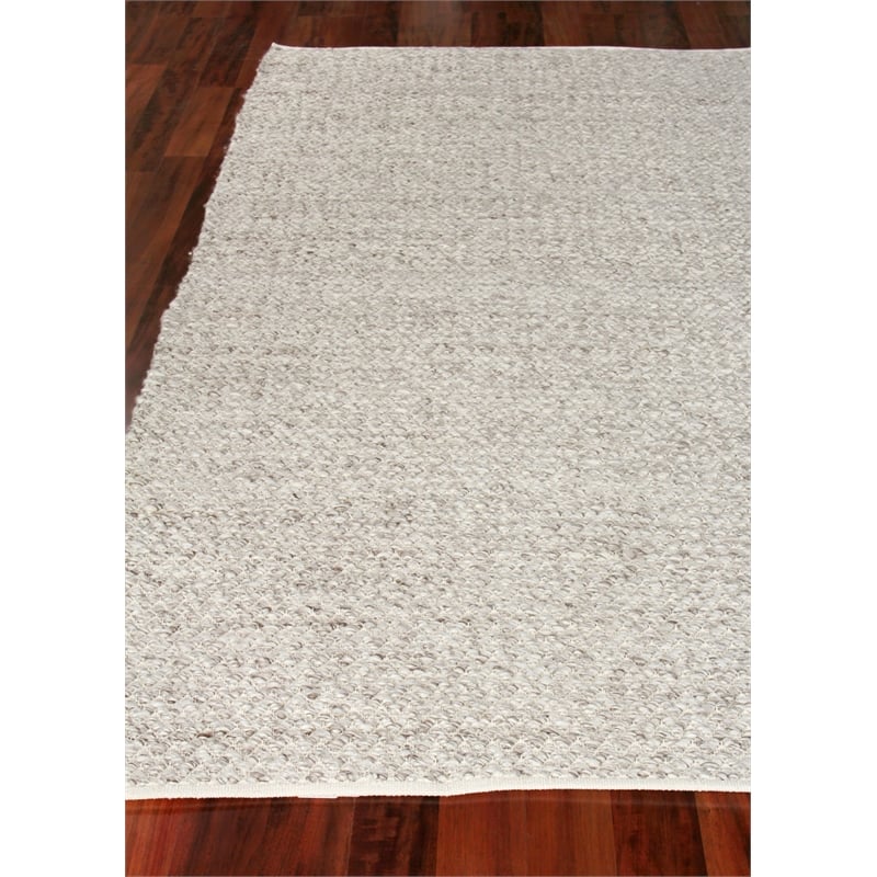 Rialto Flatweave Polyester/Cotton Gray 10'x14' Area Rug