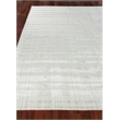 Robin Stripe Handloomed Bamboo Silk/Wool Ivory/Gray 10'x14' Area Rug