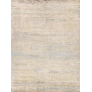 Reflections Handloomed Bamboo Silk Ivory/Soft Green 8'x10' Area Rug