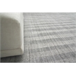 Robin Stripe Handloomed Bamboo Silk/Wool Gray 6'x9' Area Rug
