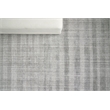 Robin Stripe Handloomed Bamboo Silk/Wool Gray 6'x9' Area Rug