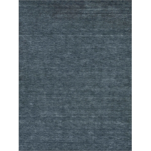 Roche Handloomed New Zealand Wool Dark Blue 9'x12' Area Rug