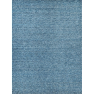 Roche Handloomed New Zealand Wool Light Blue 6'x9' Area Rug