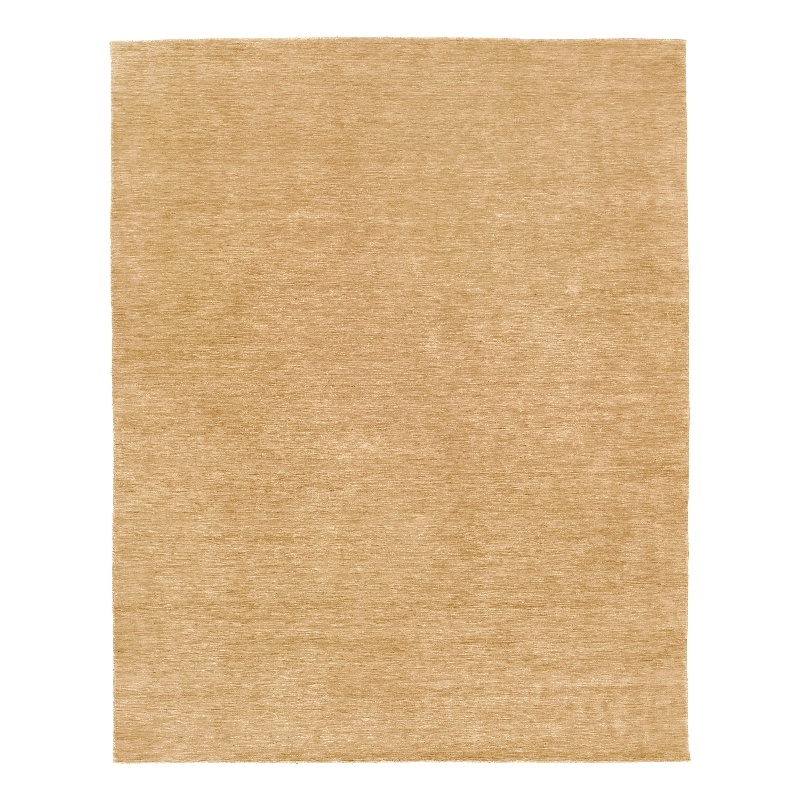 Roche Handloomed New Zealand Wool Gold 10'x14' Area Rug