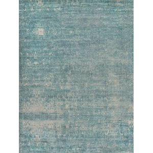 Reflections Handloomed Bamboo Silk Teal 9'x12' Area Rug