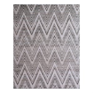 Reflections Handloomed Bamboo Silk Beige 8'x10' Area Rug