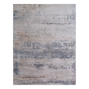 Reflections Handloomed Bamboo Silk Beige 8'x10' Area Rug