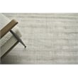 Robin Stripe Handloomed Bamboo Silk/Wool Taupe 6'x9' Area Rug