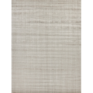 Robin Stripe Handloomed Bamboo Silk/Wool Light Khaki 14'x18' Area Rug