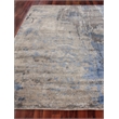 Reflections Handloomed Bamboo Silk Beige/Blue 9'x12' Area Rug