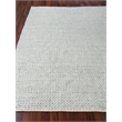 Rialto Flatweave Polyester/Cotton Light Gray 8'x8' Area Rug