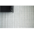 Robin Stripe Handloomed Bamboo Silk/Wool Ivory/Gray 6'x9' Area Rug