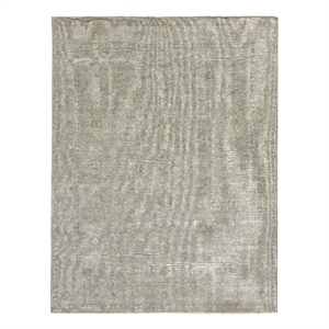 Restoration Hand-Knotted New Zealand Wool Silver 8'x10' Area Rug