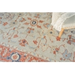 Richmond Serapi Hand-Tufted New Zealand Wool Beige/Rust 6'x9' Area Rug