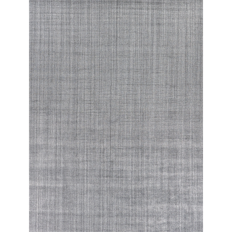 Robin Handloomed Bamboo Silk/Wool Charcoal 10'x14' Area Rug