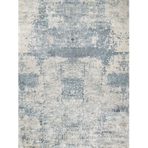 Roset Handloomed Bamboo Silk Blue 6'x9' Area Rug